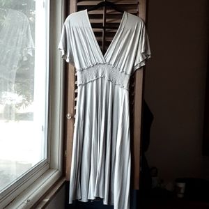 Cocktail Grey long dress